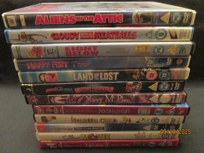 12x Family/Childrens DVDs (PAL Cert U-12) Various Movies Job Lot - Image 1 of 4