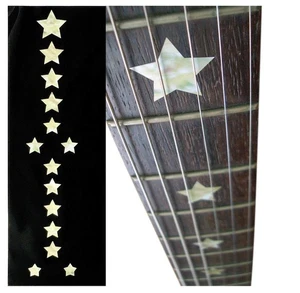 Inlaysticker Bundmarker für Gitarren Bass - Everly Brothers Stars - weiß... - Bild 1 von 6