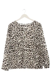 ICHI Blusa de manga larga Mujeres Blusa Talla EU 40 negro-blanco puro - Imagen 1 de 5