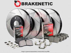 F&R BRAKENETIC Premium Slotted Brake Rotors + Ceramic Pads 56.51044.53 - Picture 1 of 1