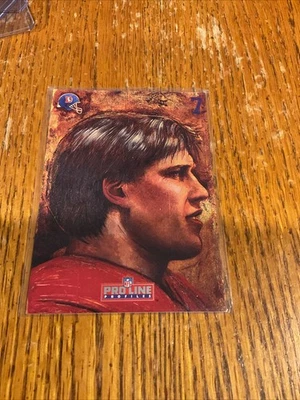 JOHN ELWAY DENVER BRONCOS #230 1992 PRO LINE 5 of 9 NFL FOOTBALL CARD HOF - Image 1 of 4