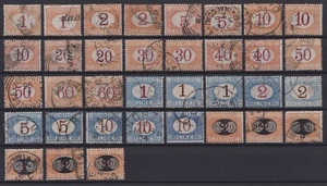 =Lot Italy Postage stamps Mi.Nr.3 - 17 used= - Foto 1 di 2