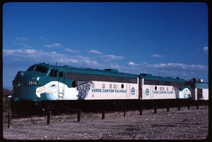 Original Rail Slide - Verde Canyon Railroad 1510+ Clarkdale AZ 6-19-1999 - Picture 1 of 1