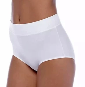 Warner's Women's White Blissful Benefits Brief Size Large L92437 - Picture 1 of 2