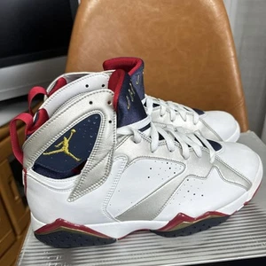 Deadstock Vintage Nike Air Jordan 7 Retro Barcelona Olympic 304775-171 Us10.5 - Picture 1 of 9