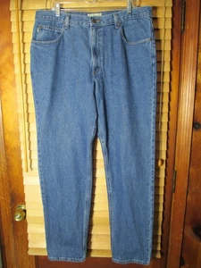 LL Bean Classic Fit Straight Leg Herren 36x32 Denim Blau Jeans Hose Dark Wash - Bild 1 von 6