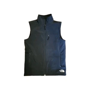 The North Face Vest Mens Small Black Full Zip Windfall Performance Logo Adult - Picture 1 of 6