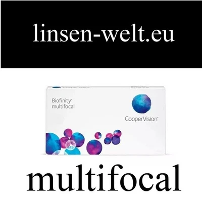 Biofinity® Multifocal® 6er-Pack - Monatslinse von (-Werte) viele Stärken - Bild 1 von 4