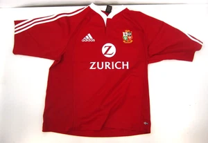 ADIDAS British Lions 2005 New Zealand Tour Shirt, Red, Short Sleeve, XL   #F2 - Picture 1 of 7