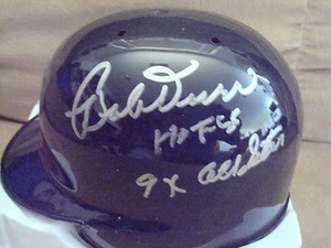 Bobby Doerr AUTOGRAPHED BOSTON RED SOX Mini Helmet SIGNED HOF 86 & 9X ALL-STAR - Picture 1 of 1