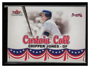2002 Fleer Tradition Update #U383 Chipper Jones Curtain Call - Picture 1 of 2