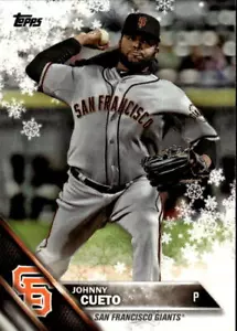 2016 Topps Holiday Johnny Cueto #HMW47 San Francisco Giants - Picture 1 of 2