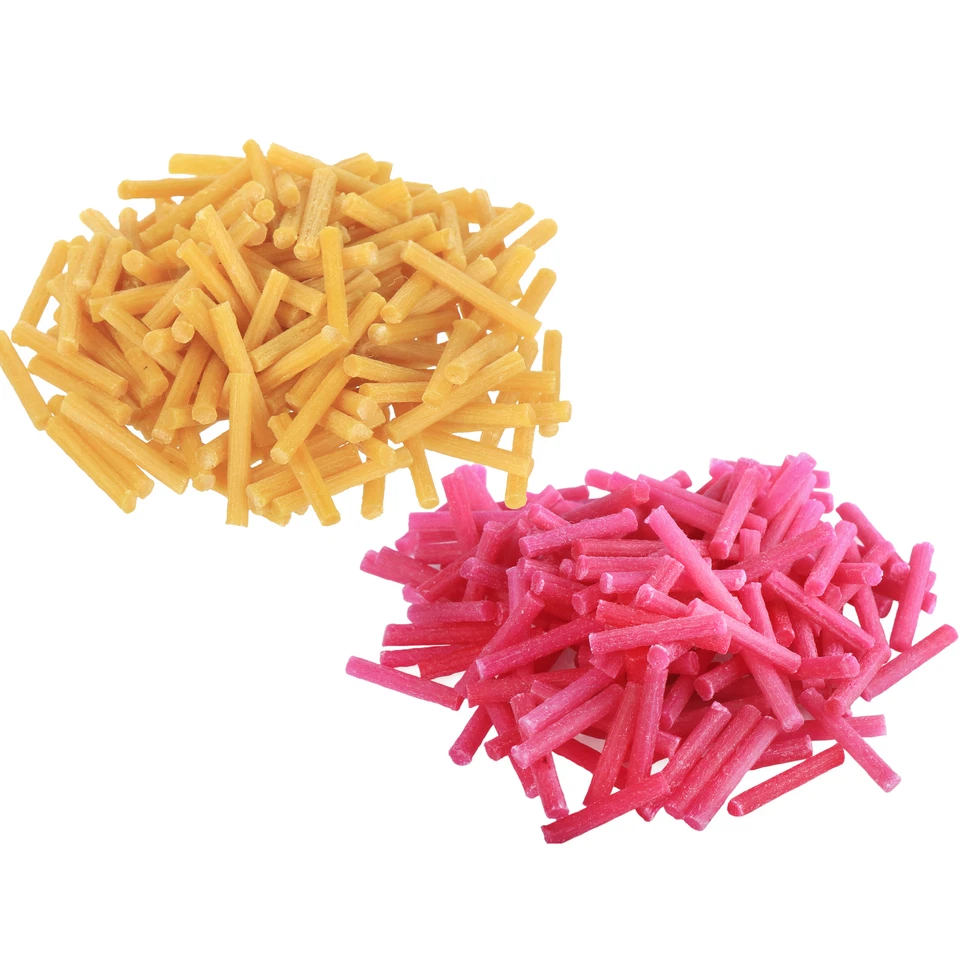 NKLAUS 20g Echt Bienenwachs / Paraffin rose Öllampendocht Ersatz Schwimmdochte Öllampe