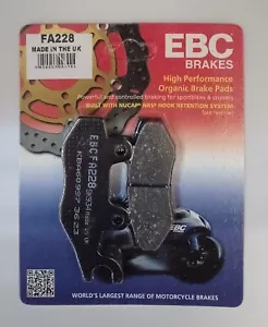 EBC Organic FRONT Disc Brake Pads Fits ROYAL ENFIELD ELECTRA 500 (2009 to 2014) - Picture 1 of 5