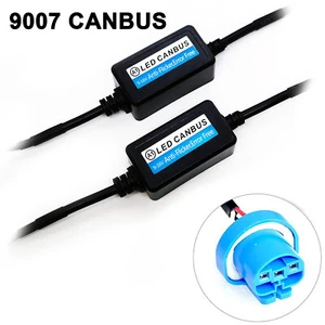 G4 AUTOMOTIVE 2x 9007 LED Decoder Strong Canbus Error Code Anti Flicker Adapter - Picture 1 of 6