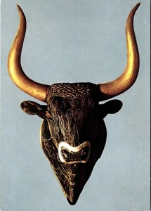 Postal Rhyton of Steatite Bullhead Pequeño Palacio Cnossos, Museo Heraclion - Imagen 1 de 2