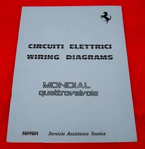 Ferrari Mondial QV - Elektryczny system okablowania - RZADKA instrukcja techniczna 1982 - Zdjęcie 1 z 12