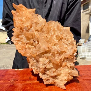 20,8 Pfund natürlicher weißer Kristall Cluster Quarz gelb kortikales Mineral Probe Hea - Bild 1 von 18