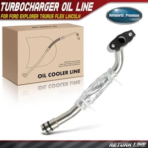 Left Lower Turbocharger Oil Return Line for Ford Explorer Taurus Flex Lincoln - Picture 1 of 8