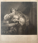 Mezzotint William Hogarth / Dunkarton "Sigismunda" (1793)
