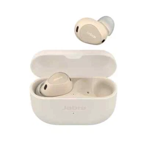 Jabra Elite 10 True Wireless Earbuds Bluetooth Noise cancelling Cream White - Picture 1 of 5