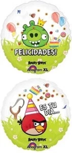 Angry Birds Feliz Cumpleanos 18" Foil Balloon (Non-Packaged) - Picture 1 of 1