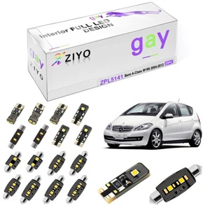 20pcs Deluxe White Xenon Interior LED Light Kit For Benz A-Class W169 2004-2012 - Picture 1 of 6