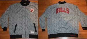 Mitchell & Ness NBA Hardwood Classics Chicago Bulls Jacket Zip Front - 4XL 60 - Picture 1 of 12