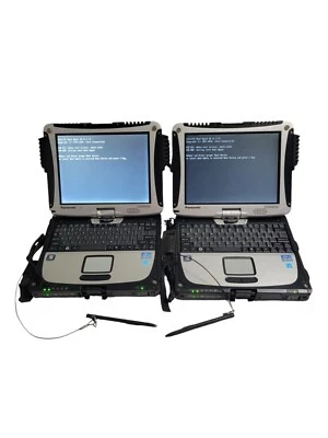 Lot Of 2 Panasonic Toughbook CF-19 MK5 i5-2520M 8GB No HDD Bios Lock - Image 1 of 4
