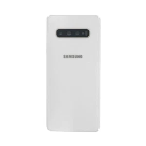 Samsung Galaxy S10 Plus Genuine Service Pack Battery Cover/Rear Glass - White - Picture 1 of 1