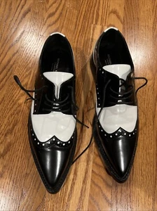 New Michael Kors Collection Mullens Black  & White Women’s Oxford, 36 / 4! - Picture 1 of 11