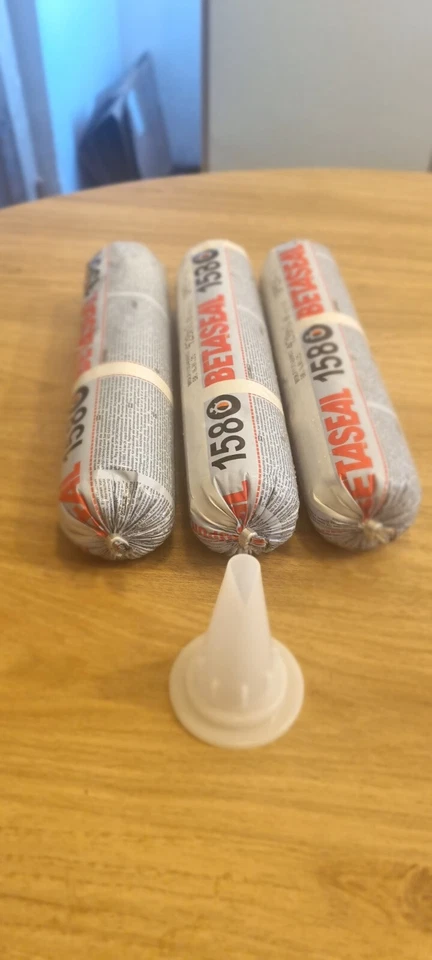 3 x DOW BETASEAL ENHANCE PRO 400ML SAUSAGES / 1 PRE CUT NOZZLE,  30 MIN - Image 1 of 1