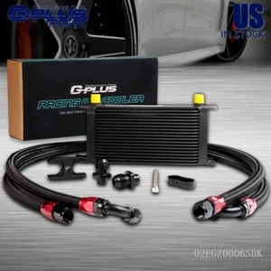 Aluminum 19 Row 10AN Engine Oil Cooler Kit Fit For BMW E36 E46 Euro E82 E9X 135 - Picture 1 of 8