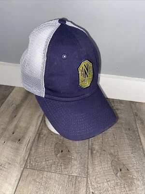Womens New Era 9Twenty Navy Nashville SC Trucker Hat Cap Mesh Adjustable EUC - Image 1 of 4