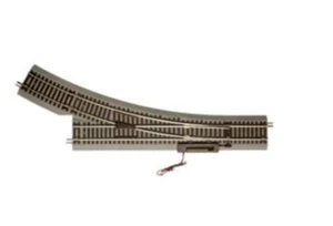 ATLAS 1/87 HO TRUE TRACK CODE 83 N/S RAIL REMOTE 22" RADIUS RH SNAP SWITCH # 485 - Picture 1 of 3