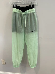 NEW Nike Womens Jogger Pants Woven Mint Green Size Extra Small CJ3006-318 NWT - Picture 1 of 9