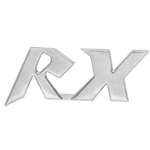 Malibu Båt RX Logo Emblem | 5 x 2 Inch Stainless Steel