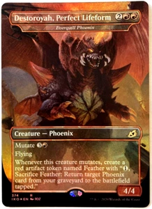 MTG Destoroyah, Perfect Lifeform - Everquill Phoenix FOIL Ikoria 374 NM - Picture 1 of 6