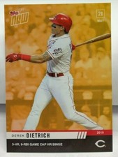 Derek Dietrich 2019 Topps Now REDS Road To Opening Day BONUS #ODB-10 - SP /127