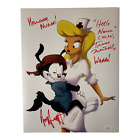 Jess Harnell Tress Macneille Signed Photo Animaniacs Wakko Nurse Autograph Jsa