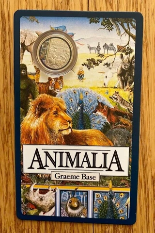 2021 Animalia 20c beautifully coloured uncirculated coin Cover