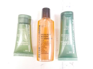 PETER THOMAS ROTH SHAMPOO CONDITIONER and Body wash travel SET Airport Approved - Picture 1 of 5