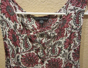 American Eagle Outfitters Criss Cross Top Floral Paisley Tiered Sleeveless Dress - Picture 1 of 18