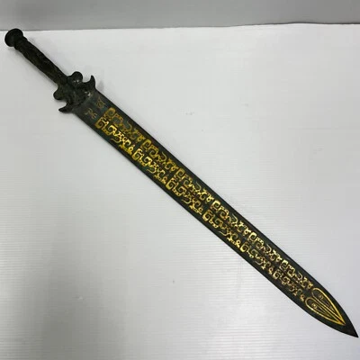 Уникальный древнеримский бронзовый 18K золото работа на меч 🗡 отличный меч 200BC 60 см - Изображение 1 из 4