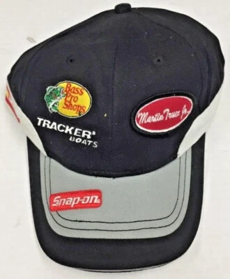 Chase Authentics Martin Truex #1 Bass Pro Shops Tracker Boats Garage Men's Hat - Image 1 of 3