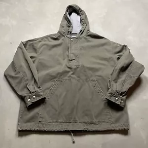 Vintage Gap Anorak Jacket Army Pullover Hooded S Men’s Oversized 90s Y2K 1/2 Zip - Picture 1 of 9