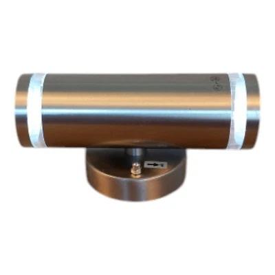 Außenwandleuchte Lindby Tiberius LED Tageslicht 2x0,8W B6cm H17,8cm T8,8cm IP44 - Bild 1 von 4