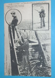 CPA 86 - CRIME D'USSEAU, près CHATELLERAULT 1905 - Sergent Genty - Imagen 1 de 2