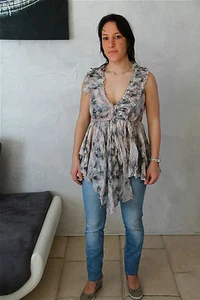 tunic tunique soie coton HIGH USE taille 38 NEUF ÉTIQUETTE ** TOP LUXE ** - Picture 1 of 3