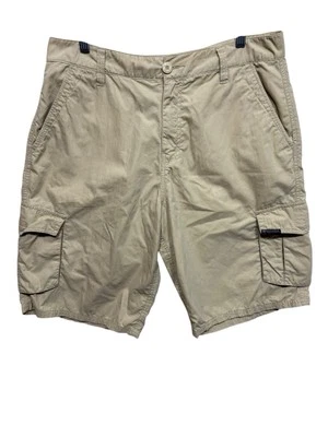 Rip Curl Mens Classic Surf Trail Cargo Walk Shorts Size 33 Tan Zip Fly 8 Pockets - Image 1 of 4